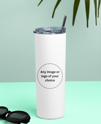 Customize Your Tumbler Bottle | Upload Any Image, Logo or Text | Stainless Steel Tumbler 20 oz