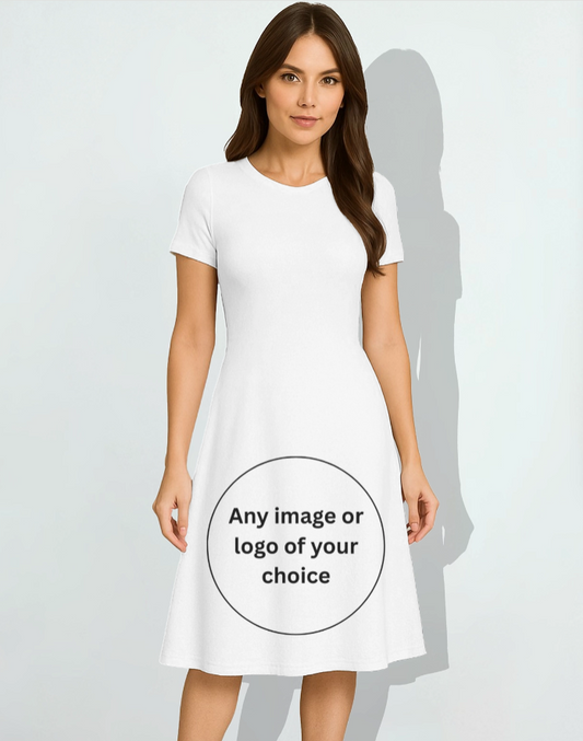 Custom AOP A-Line Dress – Print Your Own Design | Perfect Day & Night Look