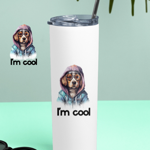 Customize Your Tumbler Bottle | Upload Any Image, Logo or Text | Stainless Steel Tumbler 20 oz